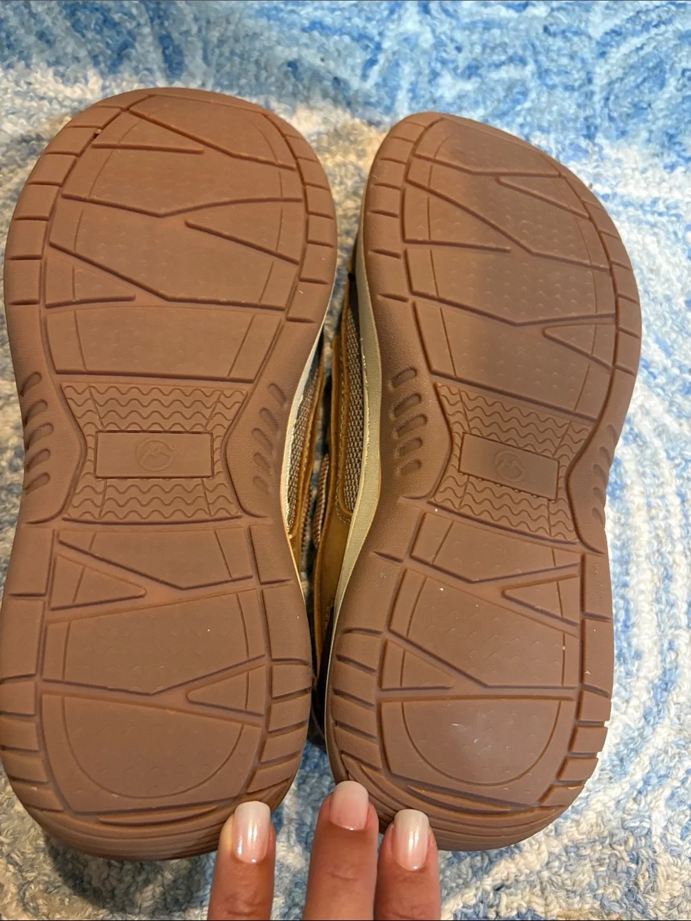 Magellan Outdoors Men’s Tan Leather Boat Shoes